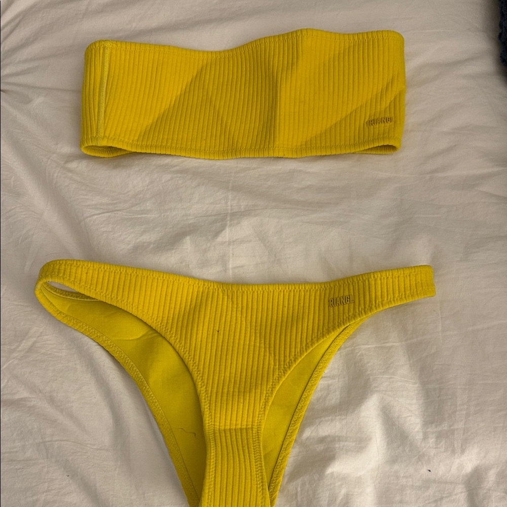 Triangl Swimwear Yellow Bikini Set